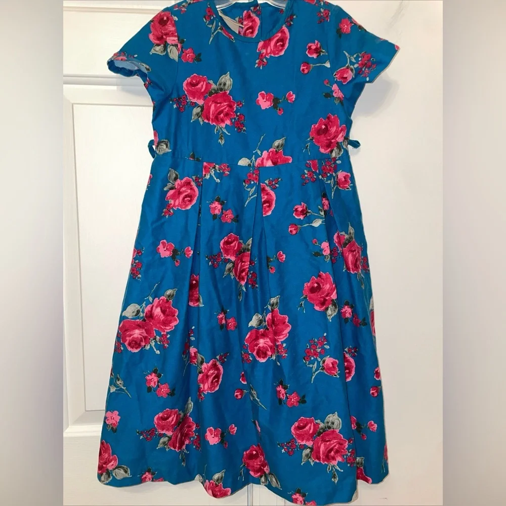 Laura Ashley vintage Mother and Child girls floral dress size 6 years  90s